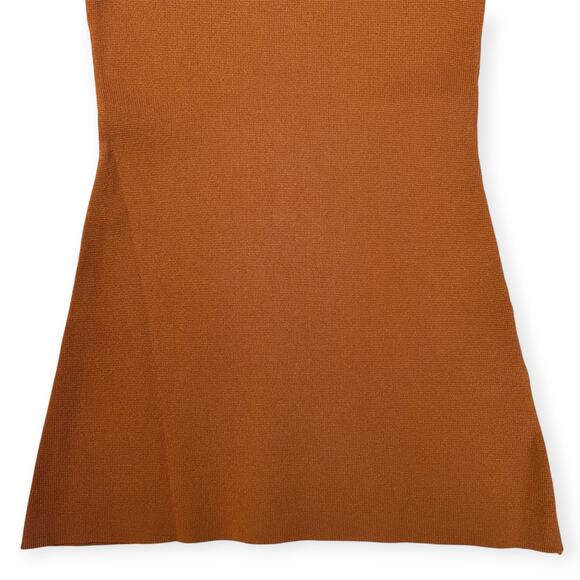 NEW TOTEME Urda Square Scoop-Neck Jersey Tank Top SIZE XS Chocolate Brown NWOT - Picture 7 of 7